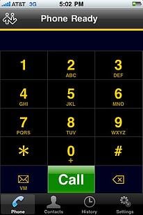Phone Config Screen