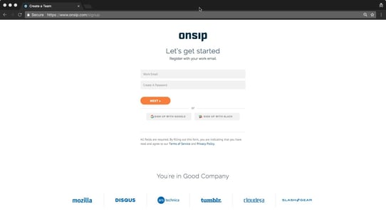 Sign up for a free 30 day trial of OnSIP