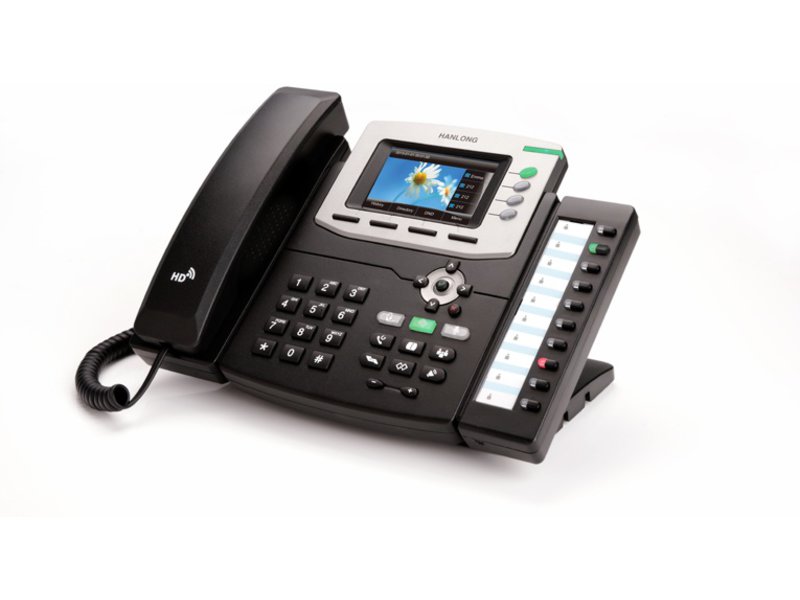 IP Phone for a Cloud Phone System IP phone on a white background.