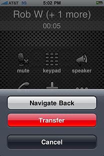 Call Transfer Bria