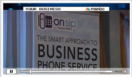 MSNBC Your Business - OnSIP