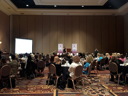 Attendees seated at Women in the Channel event