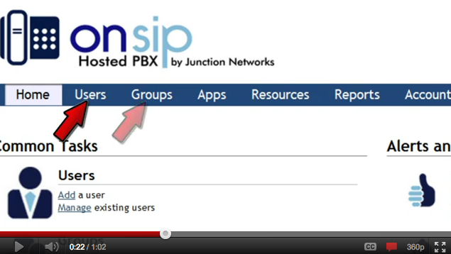 Interactive OnSIP video