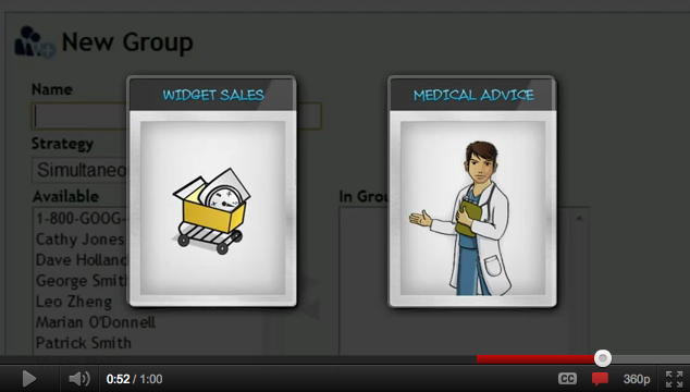 Interactive OnSIP video - options