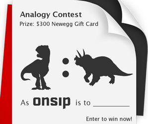 OnSIP Analogy Contest on Spiceworks