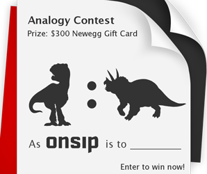 OnSIP Analogy Contest on Spiceworks