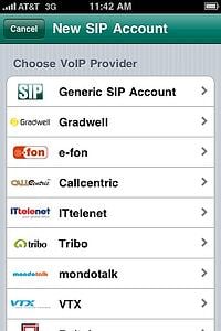 New SIP Account on Acrobits softphone