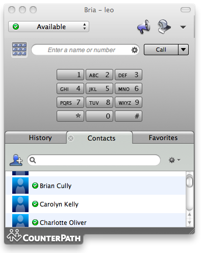  Bria for Mac Dialpad