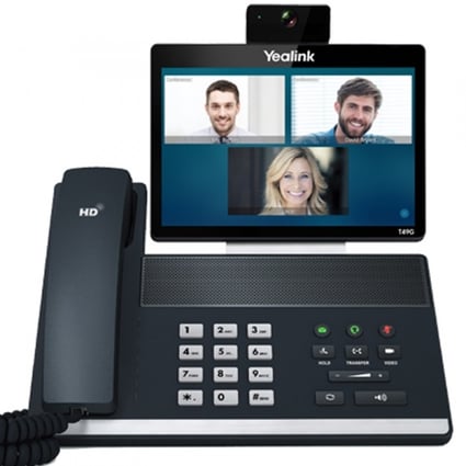 3 way video conference on the T49G