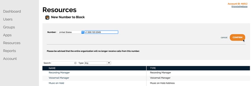 Once you save a phone number, all incoming calls from that number will be automatically declined.