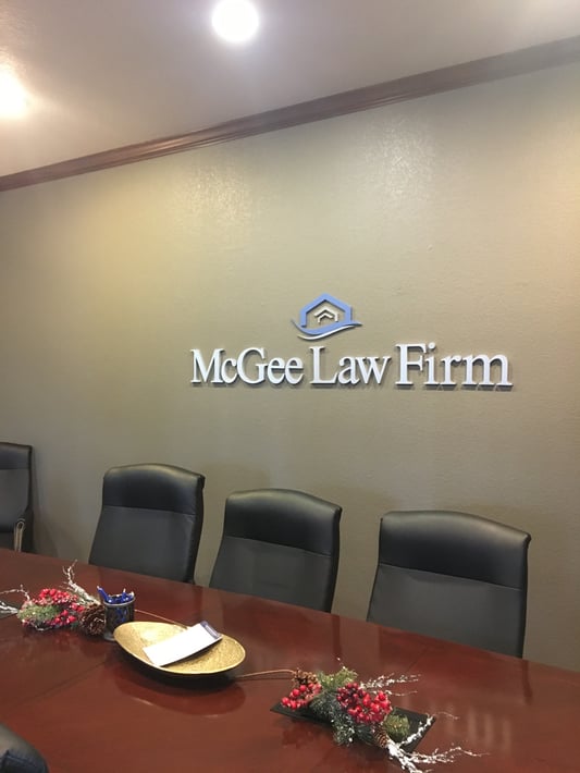 McGee Law Firm conference room.