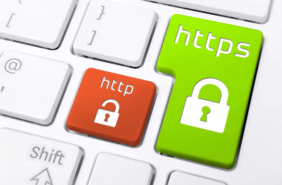 Having an SSL certificate is what adds the “S” to your “HTTP” and is one of several indicators that a site is secure.