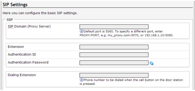 Algo 8028 Interface