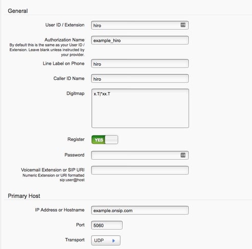 Digium D60 online portal