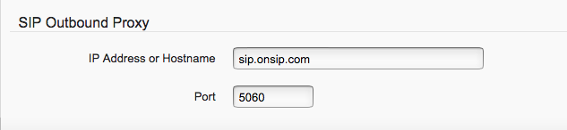 SIP outbound proxy for Digium D60