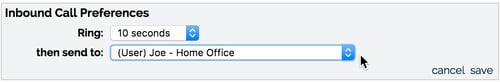 Forward business calls from your desk phone to another phone to create a Find Me, Follow Me sequence.