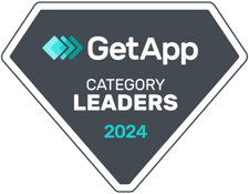 GetApp category leaders award badge 2024
