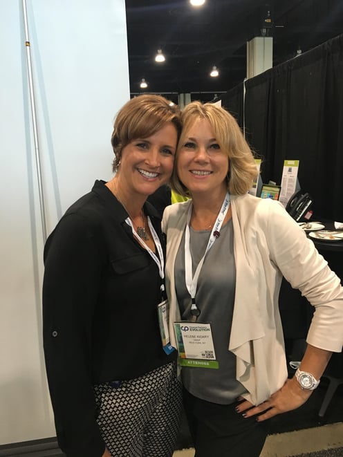 Helene Kidary and Amy Bailey at Channel Partners Evolution