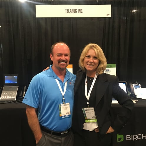 Helene Kidary and Ben Winnie at Channel Partners Evolution