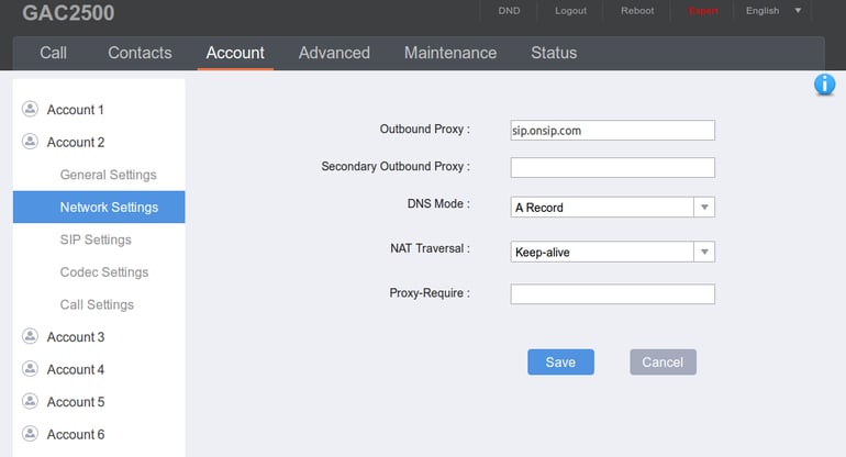 Network Settings