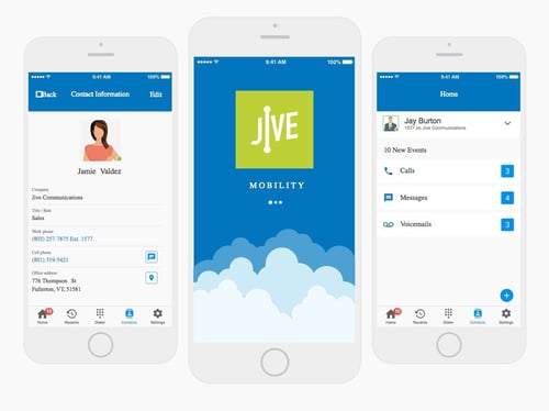 Jive's mobile application.