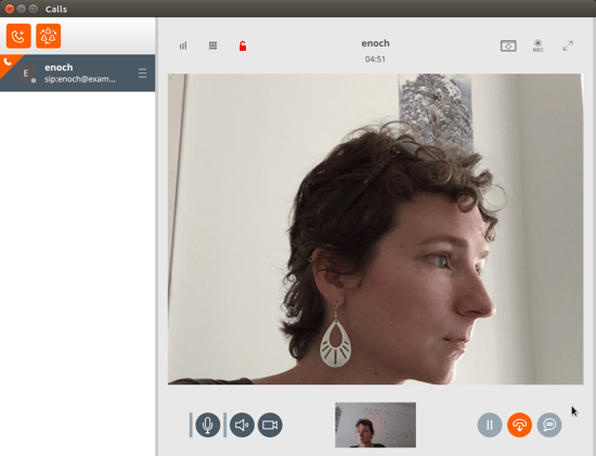 Linphone for Linux video call