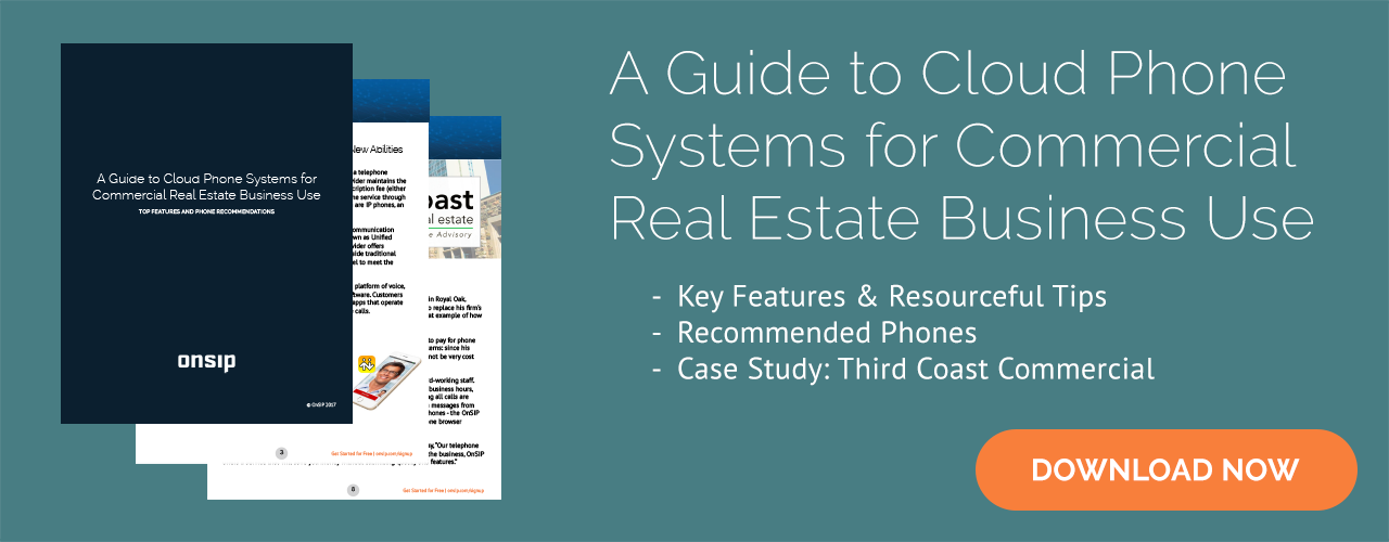 Download our free Guide on cloud phone systems for commercial real estate!