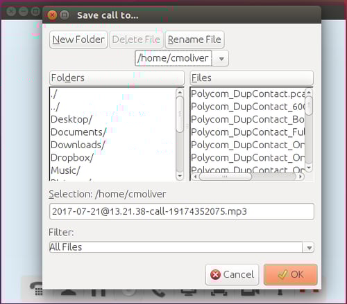 Call recording with Jitsi Desktop for Ubuntu