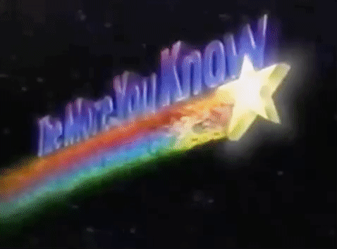Shooting Star "The more you know" gif