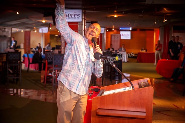 Joe Conklin performing at Who's Who in Technology 2018