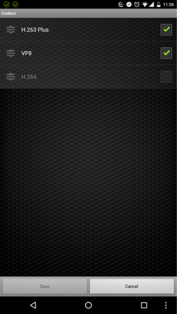 Video Codecs for Zoiper for Android Video Codecs for Zoiper for Android