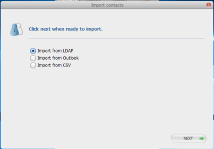 Import contacts to Zoiper for Windows