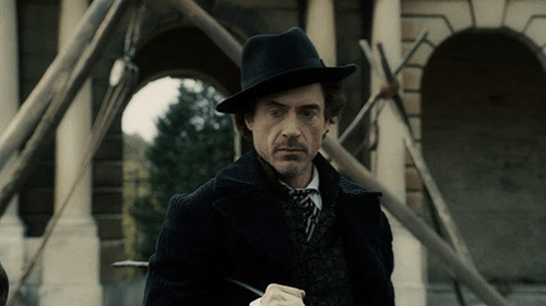 Gif of Sherlock Holmes acknowledging they've grasped the obvious situation.