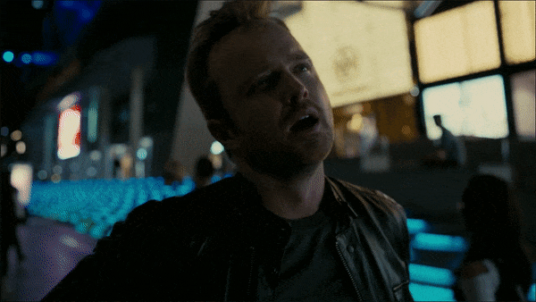 Gif from Westworld showing a character annoyed that he's talking to a bot not a human.