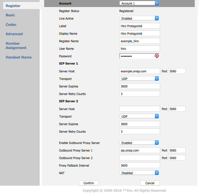 Yealink SIP-T19P E2 web configuration